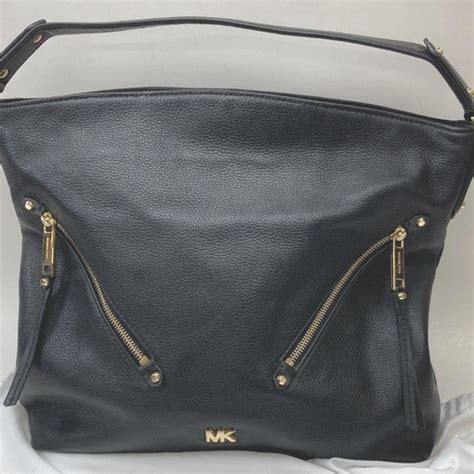 michael kors evie large hobo|MICHAEL Michael Kors Evie Large Leather Hobo Handbags.